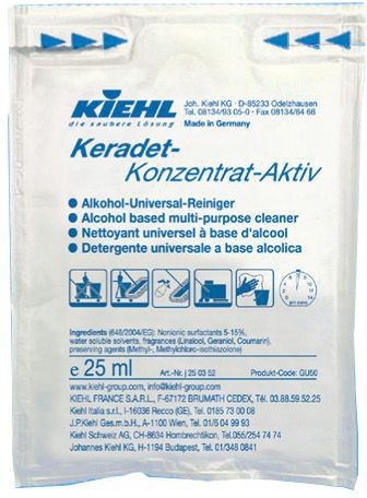 Keradet Aktiv concentrat - detergent universal pe baza de alcool Kiehl 25 ml
